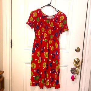 Flower Power Vintage Dress